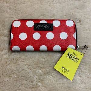 NWT Loungefly Minnie Mouse Polka Dot Wallet